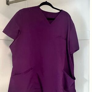 Scrubology Women's Scrub Top- Purple